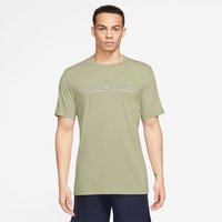 NIKE Dri-FIT Fitnessshirt Herren 371 - olive aura M von Nike