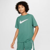 NIKE Dri-FIT Multi+ Graphic kurzarm Trainingsshirt Jungen 361 - bicoastal/white M (137-147 cm) von Nike