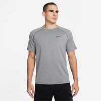 NIKE Dri-FIT Ready kurzarm Fitnessshirt Herren 084 - smoke grey/htr/black XL von Nike