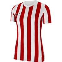 NIKE Dri-FIT Striped Division IV Damen kurzarm Fußball Trikot white/university red/black M von Nike