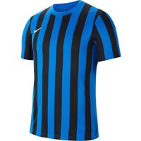 NIKE Dri-FIT Striped Division IV Herren kurzarm Fußball Trikot royal blue/black/white XXL von Nike
