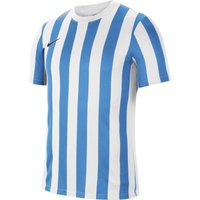 NIKE Dri-FIT Striped Division IV Herren kurzarm Fußball Trikot white/university blue/black S von Nike