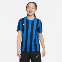 NIKE Dri-FIT Striped Division IV kurzarm Kinder Striped kurzarm Fußball Trikot royal blue/black/white S (128-137 cm) von Nike