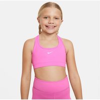 NIKE Dri-FIT Swoosh Sport-BH Mädchen 675 - playful pink/white S (128-137 cm) von Nike