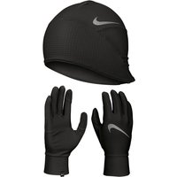 NIKE Dri-FIT Essential Running Laufset Mütze + Handschuhe Herren 082 black/black/silver L/XL NIKE Dri-FIT Essential Running Laufset Mütze + Handschuhe Herren 082 black/black/silver L/XL von Nike