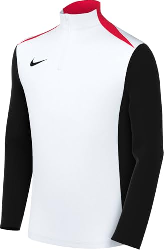 NIKE FD7671-100 Dri-FIT Academy Pro 24 Drill Top K Sweatshirt Unisex WHITE/BLACK/BRIGHT CRIMSON/BLACK Größe L NIKE FD7671-100 Dri-FIT Academy Pro 24 Drill Top K Sweatshirt Unisex WHITE/BLACK/BRIGHT CRIMSON/BLACK Größe L von Nike