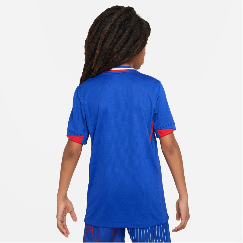 NIKE Frankreich Stadium Dri-FIT Heimtrikot 2024 Kinder 452 - bright blue/university red/white S (128-137 cm) von Nike