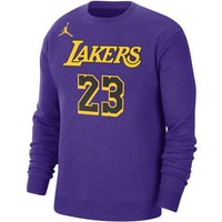 NIKE Herren Fansweatshirt Los Angeles Lakers Courtside Statement Edition Jordan NBA Fleece von Nike