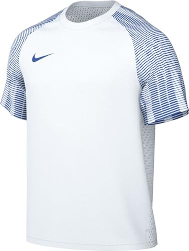 NIKE Herren M NK DF Academy JSY SS T-Shirt, weiß-blau, M von Nike