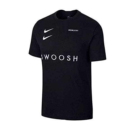 NIKE Herren M NSW Ss Tee Swoosh Pack Kurzarm-T-Shirt, Schwarz, L NIKE Herren M NSW Ss Tee Swoosh Pack Kurzarm-T-Shirt, Schwarz, L von Nike