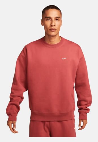 NIKE Herren Nrg Crew Sweat Sweatshirt, Canyon Rust/White, L NIKE Herren Nrg Crew Sweat Sweatshirt, Canyon Rust/White, L von Nike