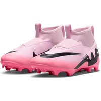 NIKE Jr. Mercurial Superfly 9 Academy MG Multi-Ground Fußballschuhe Kinder 601 - pink foam /black 32 von Nike