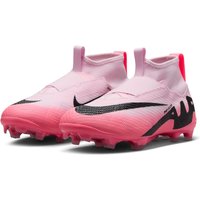NIKE Jr. Mercurial Superfly 9 Pro FG Firm-Ground Fußballschuhe Kinder 601 - pink foam /black 33.5 von Nike
