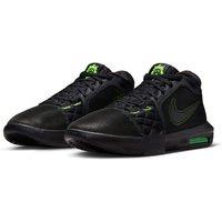 NIKE Lebron Witness VIII Basketballschuhe Herren 002 - black/white/volt 44.5 NIKE Lebron Witness VIII Basketballschuhe Herren 002 - black/white/volt 44.5 von Nike
