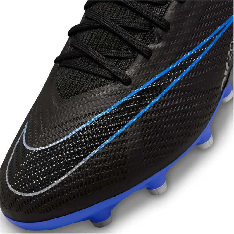 NIKE Mercurial Vapor 15 Pro AG Kunstrasen-Fußballschuhe 040 - black/chrome-hyper royal 46 von Nike