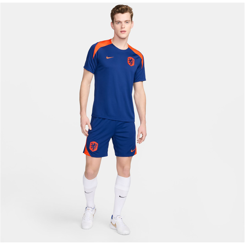 NIKE Niederlande Strike Dri-FIT Fußballshorts Herren 455 - deep royal blue/safety orange XXL von Nike