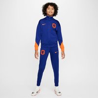 NIKE Niederlande Strike Dri-FIT Knit Trainingsanzug Kinder 455 - deep royal blue/safety orange S (128-137 cm) von Nike