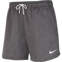 NIKE Park 20 Fleece Shorts Damen charcoal heathr/white/white XS von Nike