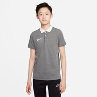 NIKE Park 20 Dri-FIT Kinder Fußball Poloshirt kurzarm charcoal heathr/htr/white/white XL (158-170 cm) von Nike