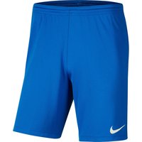 NIKE Park III Dri-FIT Knit Fußballshorts Kinder royal blue/white M (137-147 cm) von Nike