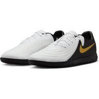 NIKE Phantom GX II Academy IC Hallen-Fußballschuhe 100 - white/black/mtlc gold coin 42.5 von Nike