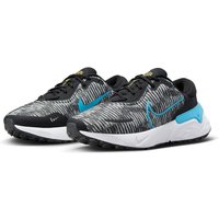 NIKE Renew Run 4 Laufschuhe Damen 005 - black/baltic blue-white-citron pulse 41 von Nike