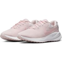 NIKE Revolution 7 Road Laufschuhe Damen 600 - pearl pink/pink foam -white 44.5 von Nike