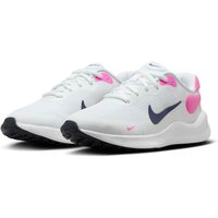 NIKE Revolution 7 Road Laufschuhe Kinder 103 - white/midnight navy-playful pink 36.5 von Nike