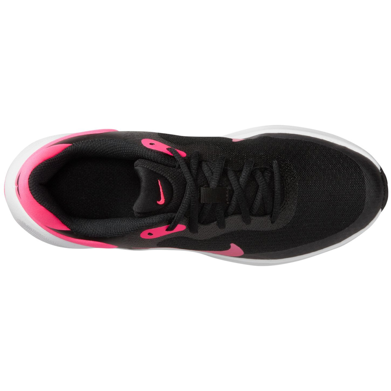 NIKE Revolution 7 Road Laufschuhe Kinder 002 - black/hyper pink-white 36.5 von Nike