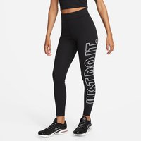 NIKE Sportswear Classics Graphic High-Waist Leggings Damen 010 - black/white XS von Nike