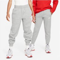 NIKE Sportswear Club Fleece Jogginghose Kinder 063 - dk grey heather/base grey/white M (137-147 cm) von Nike