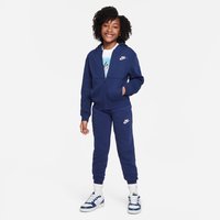 NIKE Sportswear Club Fleece Trainingsanzug Kinder 410 - midnight navy/white XL (158-170 cm) von Nike