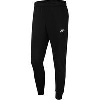 NIKE Sportswear Club French Terry Jogginghose black/white M von Nike