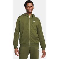 NIKE Sportswear Club French Terry Kapuzenjacke rough green/rough green/white L von Nike