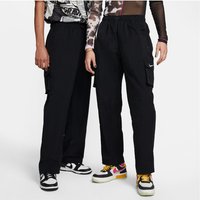 NIKE Sportswear Essential High-Waist Cargohose Damen 010 - black/white XS/T von Nike