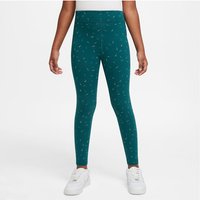 NIKE Sportswear Essential Mid-Rise Leggings Mädchen 381 - geode teal/emerald rise L (146-156 cm) von Nike