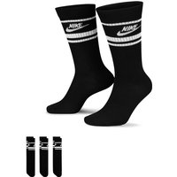 NIKE Sportswear Everyday Essential Retro-Sportsocken 010 - black/white 46-50 von Nike