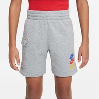 NIKE Sportswear Fleece Cargoshorts Jungen 063 - dk grey heather M (137-147 cm) von Nike