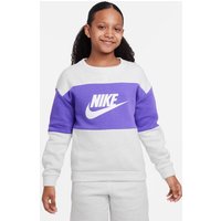 NIKE Sportswear French Terry Trainingsanzug Kinder 025 - photon dust/htr/action grape/white XL (158-170 cm) von Nike