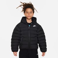 NIKE Sportswear Loose leichte Steppjacke Kinder 010 - black/black/white XS (122-128 cm) von Nike