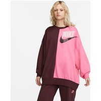 NIKE Sportswear Over-Oversized Fleece Sweatshirt Damen burgundy crush/pinksicle S NIKE Sportswear Over-Oversized Fleece Sweatshirt Damen burgundy crush/pinksicle S von Nike
