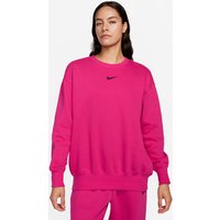 NIKE Sportswear Phoenix Fleece Oversized Sweatshirt Damen 615 - fireberry/black XL von Nike