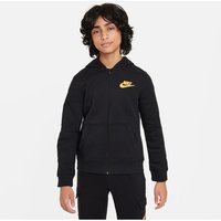 NIKE Sportswear Standard Issue Fleece Kapuzenjacke Jungen 010 - black XL (158-170 cm) von Nike