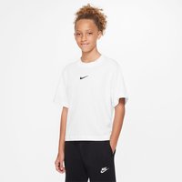 NIKE Sportswear T-Shirt Mädchen 100 - white/black S (128-137 cm) von Nike