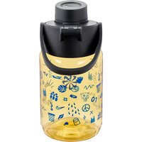 NIKE TR Renew Recharge Chug Graphic Trinkflasche aus Tritan - für Kohlensäurehaltige Getränke geeignet - 354 ml 723 - yellow ochre/black/game royal von Nike
