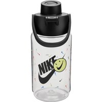 NIKE TR Renew Recharge Chug Graphic Trinkflasche aus Tritan - für Kohlensäurehaltige Getränke geeignet - 473 ml 968 - clear/black/black NIKE TR Renew Recharge Chug Graphic Trinkflasche aus Tritan - für Kohlensäurehaltige Getränke geeignet - 473 ml 968 - clear/black/black von Nike