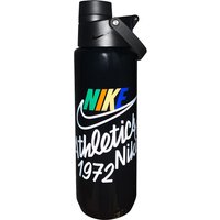 NIKE TR Renew Recharge Chug Graphic Trinkflasche aus Tritan - für Kohlensäurehaltige Getränke geeignet - 709 ml 088 - black/black/malachite NIKE TR Renew Recharge Chug Graphic Trinkflasche aus Tritan - für Kohlensäurehaltige Getränke geeignet - 709 ml 088 - black/black/malachite von Nike