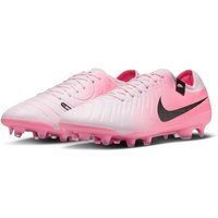 NIKE Tiempo Legend 10 Pro FG Firm-Ground Fußballschuhe Herren 601 - pink foam /black 41 von Nike