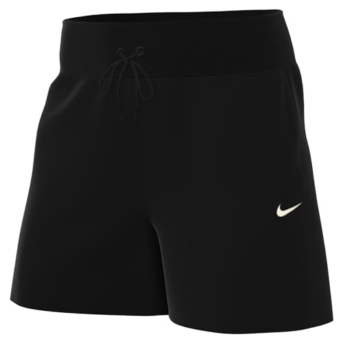 Nike Mädchen Phoenix Fleece Hr Shorts, Black/Sail, 12-13 Jahre von Nike