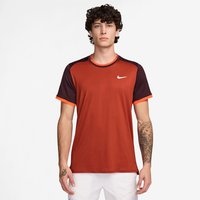 NIKECourt Advantage Dri-FIT Tennisshirt Herren 626 - dragon red/burgundy crush/white L von Nike